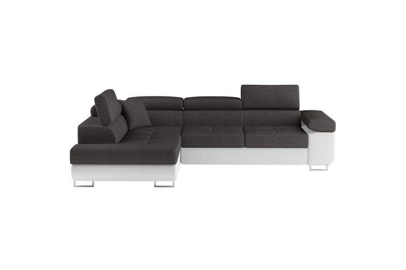 Seksjon Eltap Anton 272x203x85 cm - Sawana 05, Soft 17, Grå, Hvit, Venstre - Møbler - Sofaer - Skinnsofaer