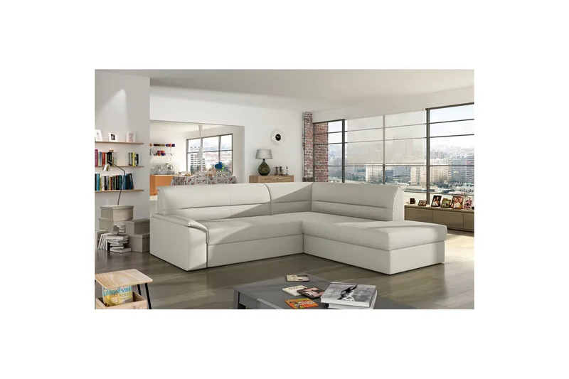 Seksjon Eltap Elano 255x212x90 cm - Soft 33, Høyre - Møbler - Sofaer - Skinnsofaer