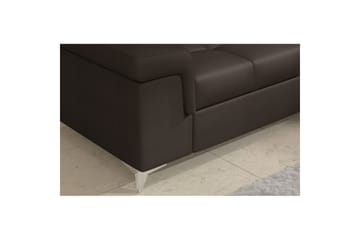 Seksjon Eltap Eridano 275x202x88 cm - Monolith 29, Mørk Brun, Høyre - Møbler - Sofaer - Fløyelssofaer