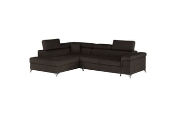 Seksjon Eltap Eridano 275x202x88 cm - Monolith 29, Mørk Brun, Venstre - Møbler - Sofaer - Fløyelssofaer