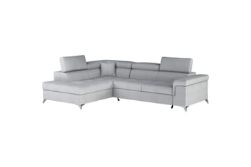Seksjon Eltap Eridano 275x202x88 cm - Monolith 84, Lys Grå, Venstre - Møbler - Sofaer - Fløyelssofaer