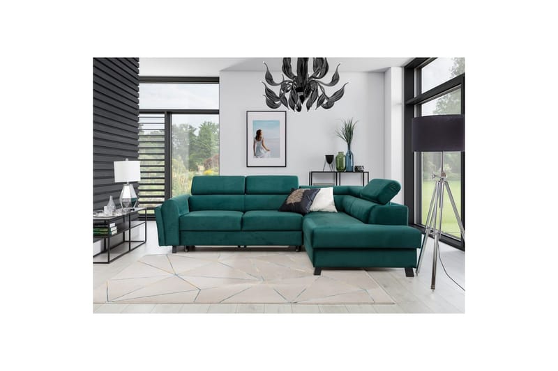 Seksjon Eltap Kairos 265x200x92 cm, Monolith 37, Grønn, Høyre