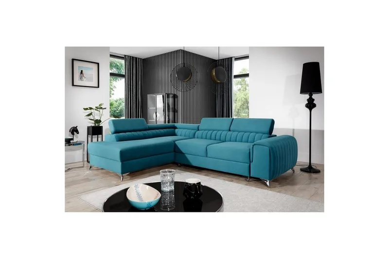 Seksjon Eltap Laurence 278x205x92 cm, Solar 77, Venstre