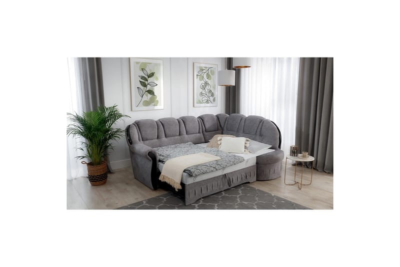 Seksjon Eltap Lord 243x180x112 cm - Dora 21, Beige, Høyre - Møbler - Sofaer - Skinnsofaer