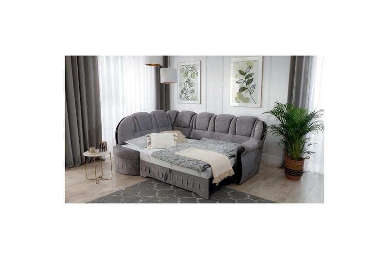 Seksjon Eltap Lord 243x180x112 cm - Dora 21, Beige, Venstre - Møbler - Sofaer - Skinnsofaer