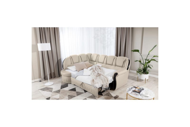 Seksjon Eltap Lord 243x180x112 cm - Soft 33, Venstre - Møbler - Sofaer - Skinnsofaer