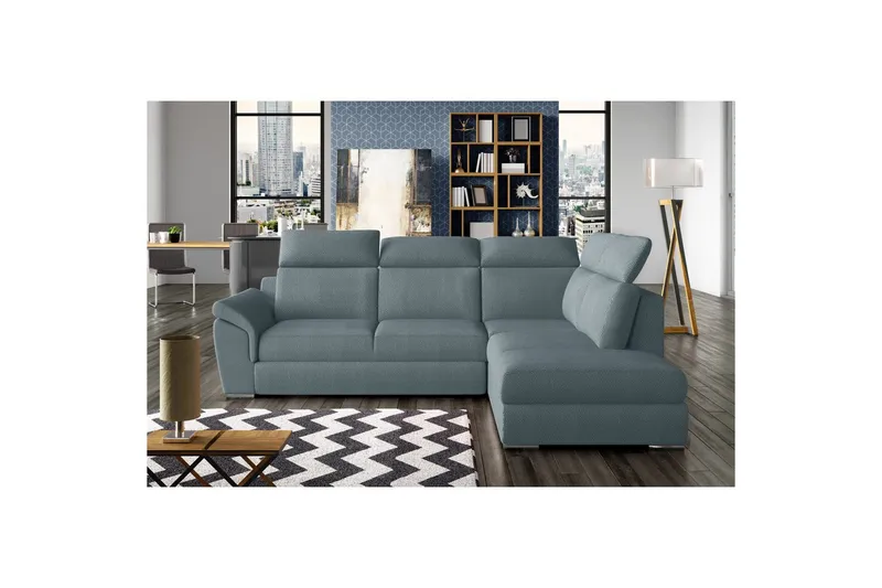 Seksjon Eltap Loreto 260x210x102 cm - Solar 70, Høyre - Møbler - Sofaer - Fløyelssofaer