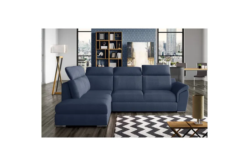 Seksjon Eltap Loreto 260x210x102 cm - Solar 79, Venstre - Møbler - Sofaer - Fløyelssofaer