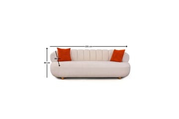 Seylor Sofa 3-seter - Hvit - Møbler - Sofaer - 3 seter sofa