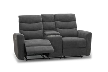 Shano Reclinersofa 2-seter Elektrisk - Grå - Møbler - Sofaer - Reclinersofaer