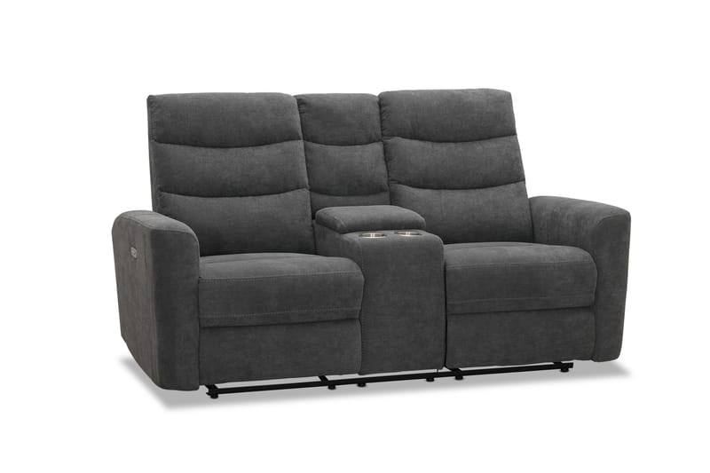 Shano Reclinersofa 2-seter Elektrisk - Grå - Møbler - Sofaer - Reclinersofaer