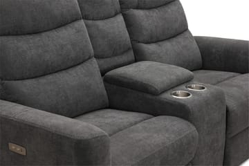 Shano Reclinersofa 2-seter Elektrisk - Grå - Møbler - Sofaer - Reclinersofaer