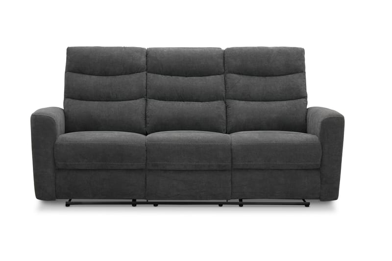 Shano Reclinersofa 3-seter Manuell - Grå - Møbler - Sofaer - Reclinersofaer