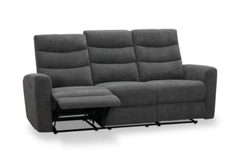 Shano Reclinersofa 3-seter Manuell - Grå - Møbler - Sofaer - Reclinersofaer