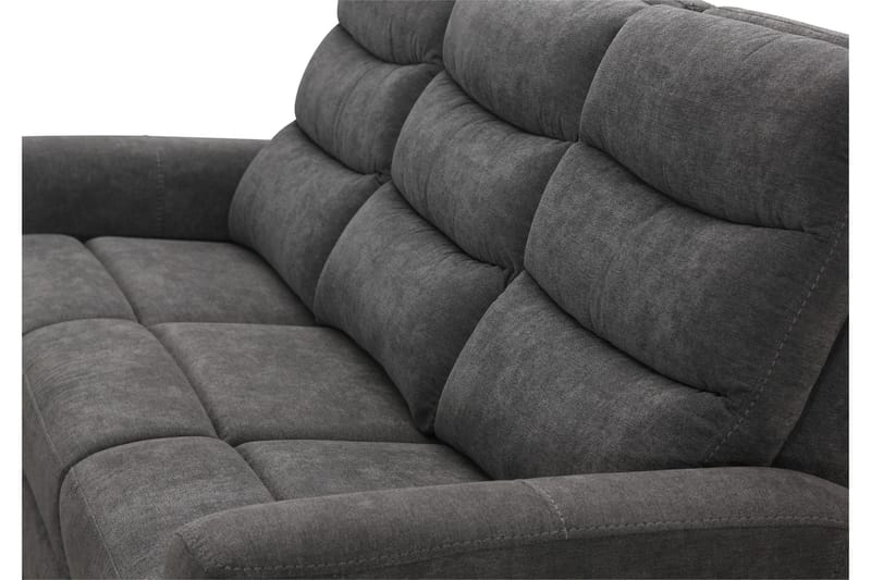 Shano Reclinersofa 3-seter Manuell - Grå - Møbler - Sofaer - Reclinersofaer