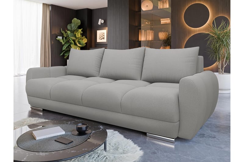 Simerly Sofa 3-seter - Grå - Møbler - Sofaer - 3 seter sofa