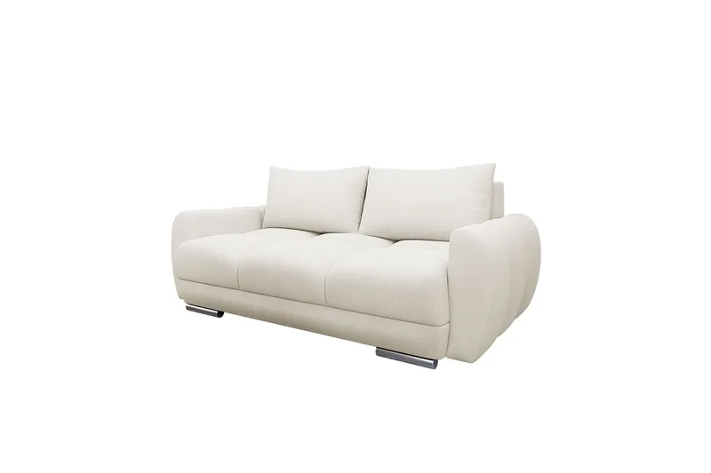 Simerly Sofa 3-seter i Plysj - Lysegrå - Møbler - Sofaer - 3 seter sofa