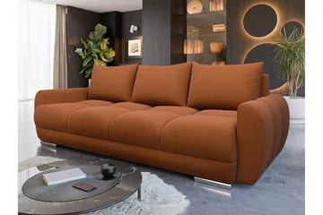 Simerly Sofa 3-seter - Oransje - Møbler - Sofaer - 3 seter sofa