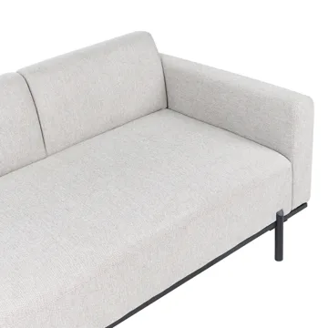 Sjeselong Savasse - Lysegrå - Møbler - Sofaer - Dagsenger