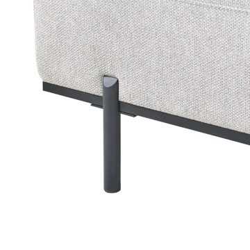 Sjeselong Savasse - Lysegrå - Møbler - Sofaer - Dagsenger