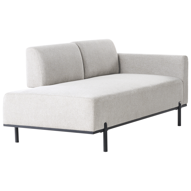 Sjeselong Savasse - Lysegrå - Møbler - Sofaer - Dagsenger