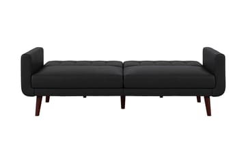 2-seters Sovesofa Nola Kunstlær/Svart - Dorel Home - Møbler - Sofaer - Skinnsofaer