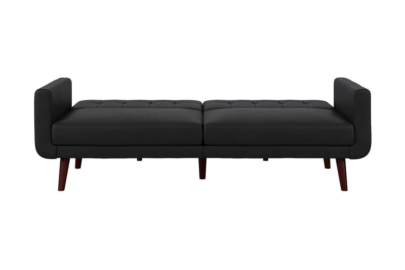 2-seters Sovesofa Nola Kunstlær/Svart - Dorel Home - Møbler - Sofaer - Skinnsofaer