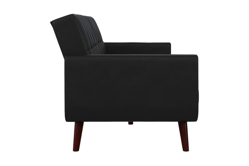 2-seters Sovesofa Nola Kunstlær/Svart - Dorel Home - Møbler - Sofaer - Skinnsofaer