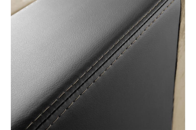 Aden Hjørnesofa Venstre - Grå/Svart - Møbler - Sofaer - Skinnsofaer