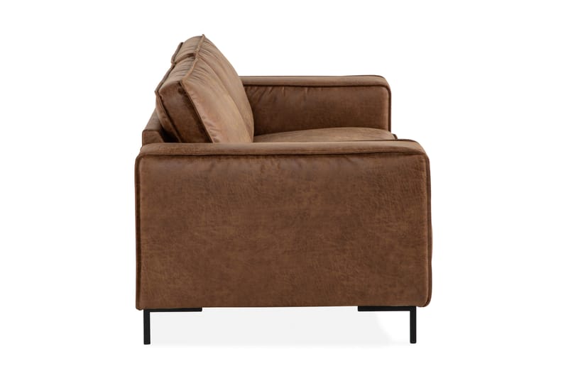 Akron 2,5-seter Sofa Bonded Lær - Brun - Møbler - Sofaer - Skinnsofaer