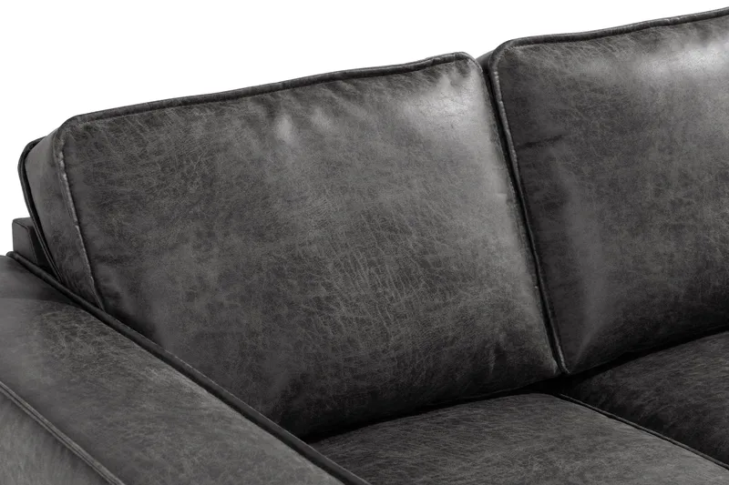 Akron 2-seter Sofa Bonded Lær - Mørkegrå - Møbler - Sofaer - Skinnsofaer