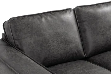 Akron 2-seter Sofa Bonded Lær - Mørkegrå - Møbler - Sofaer - Skinnsofaer