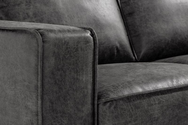 Akron 2-seter Sofa Bonded Lær - Mørkegrå - Møbler - Sofaer - Skinnsofaer