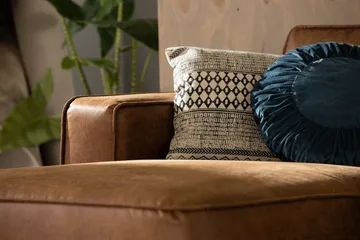 Akron 2-seter Sofa med Divan Venstre Bonded Lær - Brun - Møbler - Sofaer - Skinnsofaer