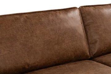 Akron 3-seter Sofa Bonded Lær - Brun - Møbler - Sofaer - Skinnsofaer