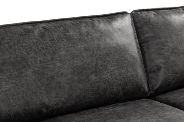 Akron 3-seter Sofa Bonded Lær - Mørkegrå - Møbler - Sofaer - Skinnsofaer