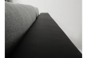 Cerys Sovesofa med Divan Vendbar - Svart - Møbler - Sofaer - Skinnsofaer