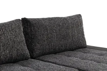 Cillo U-sovesofa Vendbar Kunstlær - Svart/Mørkegrå - Møbler - Sofaer - Skinnsofaer