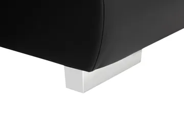 Cillo U-sovesofa Vendbar Kunstlær - Svart/Mørkegrå - Møbler - Sofaer - Skinnsofaer