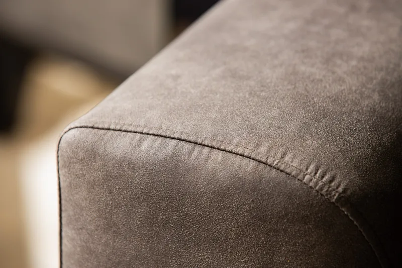 Copenhagen 4-seters Høyrevendt L-formet Sjeselongsofa i Kunstlær - Mørk grå - Møbler - Sofaer - Skinnsofaer