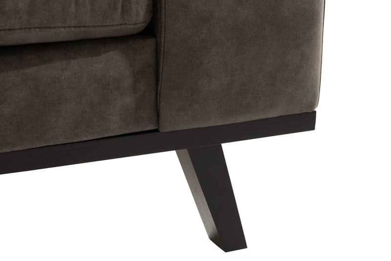 Copenhagen 4-seters Sofa i Kunstlær - Mørk grå - Møbler - Sofaer - Skinnsofaer