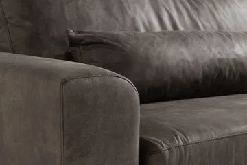 Copenhagen 4-seters Sofa i Kunstlær - Mørk grå - Møbler - Sofaer - Skinnsofaer