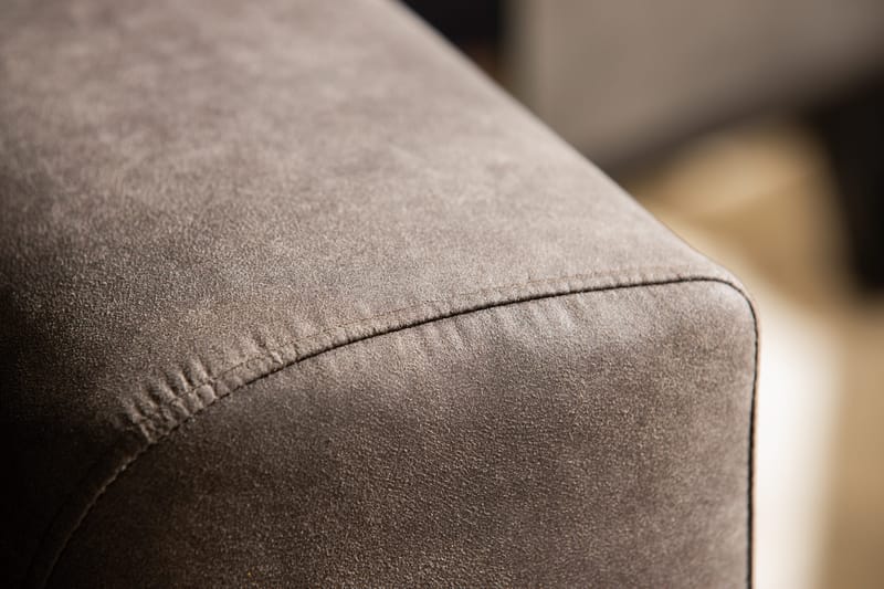 Copenhagen 4-seters Venstrevendt L-formet Sjeselongsofa i Kunstlær - Mørk grå - Møbler - Sofaer - Skinnsofaer