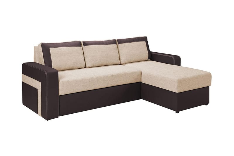 Divansovesofa Kolder 234x156x82 cm - Skinnsofaer - Sovesofa divan