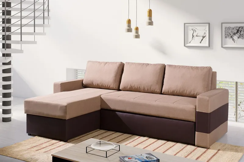 Gordia Divansovesofa 234x82x156 cm - Møbler - Sofaer - Skinnsofaer