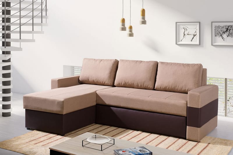 Gordia Divansovesofa 234x82x156 cm - Møbler - Sofaer - Skinnsofaer