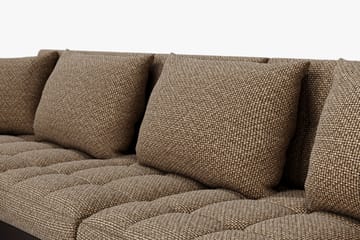 Hjørnesovesofa Jakarta Divan med Oppbevaring Venstre - Beige/Brun - Møbler - Sofaer - Skinnsofaer