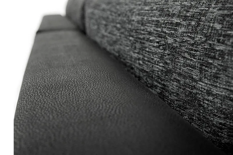 Irja Divansovesofa 4-seter Vendbar - Svart - Møbler - Sofaer - Skinnsofaer