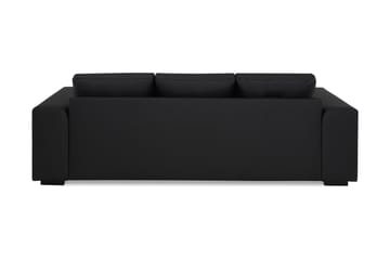 Link 3-seters Sofa i Kunstlær - Svart - Møbler - Sofaer - Skinnsofaer