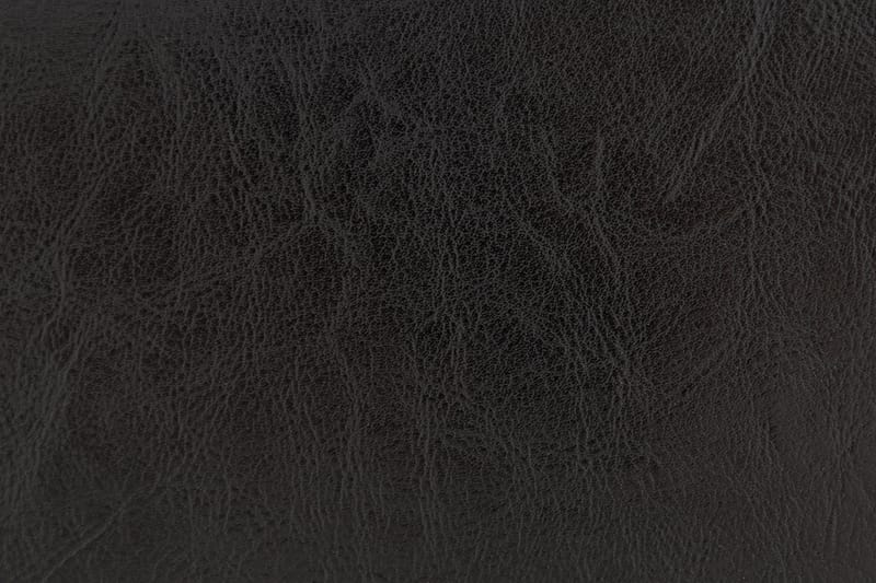 Ocean 4-seters Høyrevendt U-formet Sofa med Divan og Sjeselong i Stoff/Kunstskinn - Grå / Svart - Møbler - Sofaer - Skinnsofaer